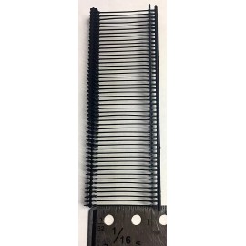 ExecuSystems Set of 1000 Black Standard Tagging Barb Fasteners 500 of 1 Inch & 500 of 3 Inch