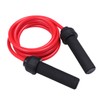 Parliky Adjustable Weighted Jump Rope Red Diameter Exercise Equipment for