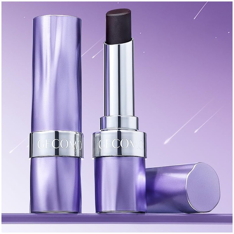 Hard to Fall Off Lipstick, Magic Black Lip, Temperature Color