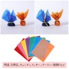 YONTTQNN カラーセロハン 色混ぜ80枚セット カラーフィルム 15.5×15.5cm 色画用紙 DIY工作 ラッピング 包装用 セロファンシート