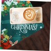 ORFOFE Vinyl PVC Table Cover Oilproof Waterproof Tablecloth for Christmas