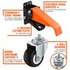 Ronlap Workbench Casters Wheels Kit 660 Lbs Capacity Retractable Casters