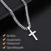 Lumayina Simple Cross Necklace for Men Women with 18-26 Inch