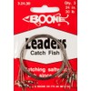 Boone Bright SS 18-Inch Leader (Pack of 3), 20-Pound SILVER