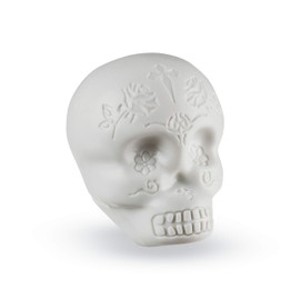 LP LP006GLO Sugar Skull Shaker Glow Fluorescent Suger Skull Shaker Glo White (Glow in the Dark)