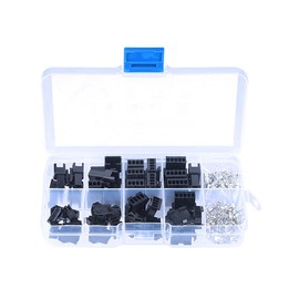 SSZYMAOYI 200pcs Small Housing Connector Wiring Terminals 2Pin 3Pin 4Pin 5Pin 2.54mm Pitch 2 3 4 5 Pin JST SM Connector