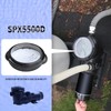 Vsttar SPX5500D Pool Pump Lid,Strainer Cover with Lock Ring and