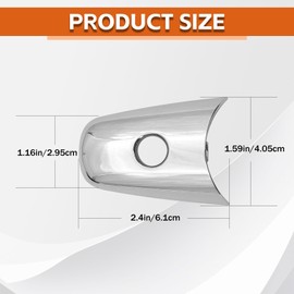 ZOKYUYS Exterior Door Handle with Keyhole, Compatible with QX60 QX70 QX80 2014-2019 EX35 FX35 FX50 QX50 QX56, Replacing OE# 80646 1BA0A