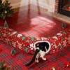 Cat Tunnel Christmas Tree Skirt Cat Donut Tunnel Bed,Gingerbread Man