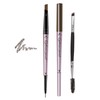 RICEEL Eyebrow Pen,Eyebrow Pencil with Brow Brush Double Ended Eyebrow