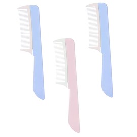Baluue 3pcs Fine Tooth Hair Comb Detangler Brush Styling Grooming Tool for Men Women Curly Hair