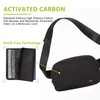 SafeDelux Carbon Lined Mini Belt Bag, Water Repellent Unisex Workout