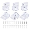 Jiozermi 30 Pcs Glass Window Retainer Clips Kit, Transparent Mirror