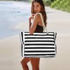 Becokan Beach Bags for Women Large Canvas Beach Tote Bag