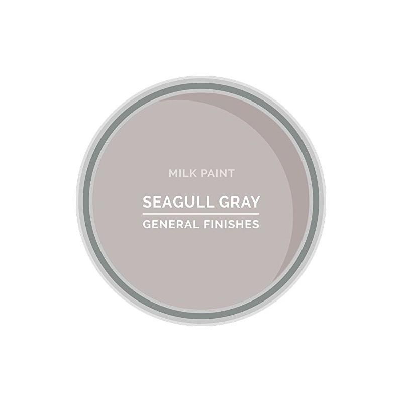 General Finishes Water Based Milk Paint, 1 Gallon, Seagull Gray