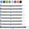 Yes4All Total Body Workout Weighted Pilates Bar, Body Bar For