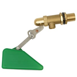 Float Valve 1/2" Brass Valve with Plastic Float Ball Valve with Adjustable Arm Automatic Filling with Float Ball Valve for Toilet Cistern Livestock Water Tank