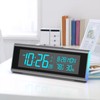 Digital Alarm Clocks for Bedrooms, LED Desk Clock with RGB