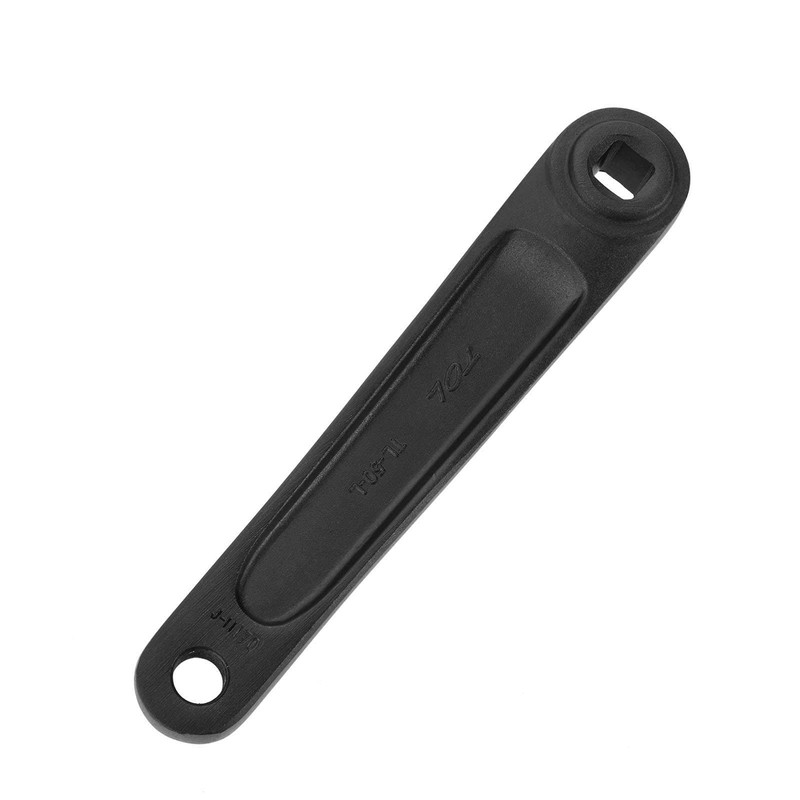 Bicycle Crank Arm 170mm Left Side Single Square Hole Black