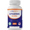 2 Pack Vitamatic Apigenin 50mg - 120 Vegetarian Capsules (Total
