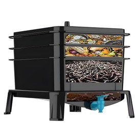 Unbranded 3 tray worm bin. Mess free, easy to use, recycle food waist. Indoor/outdoor