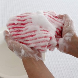 Marna Foam Factory Body Towel, Firm, Pink, B699P