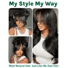 KLAIYI Pre Everything Glueless 13x4 Lace Front Wigs Human Hair