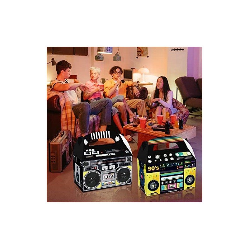 Cajas Regalo Fiestas Radio Piezas Temática Retro Novedosas Hip Hop