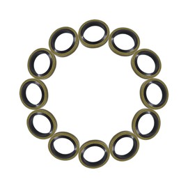 labwork 12 Pcs Seals Fuel Line Sealing Washers Replacement for Cummins 12V 24V 5.9L 6.7L 3963983