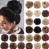 Sheetal Traders Hair Bun Extensions Wavy Curly Dish Donut Ponytail