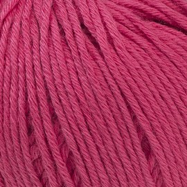 5 Ball%100 Cotton Total 8.8 oz. La MIA Cottony Each 1.76 oz (50g) / 130 Yrds (120m) Super Soft, Dk Light Baby Yarn, Fuchsia - P6