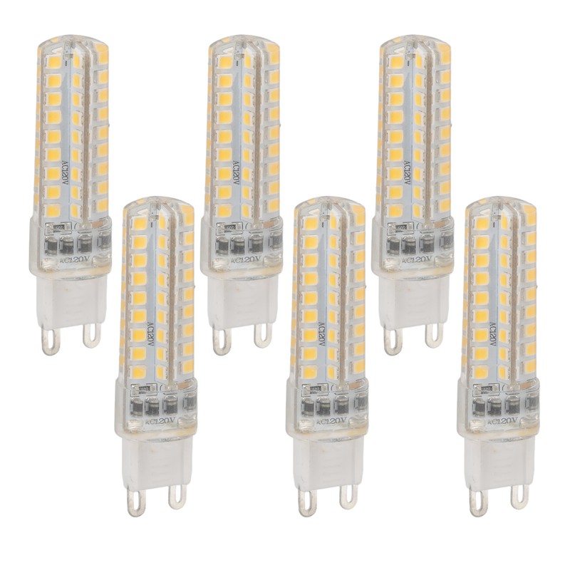 6PCS G9 LED Bulb Dimmable 3W 270LM 72LEDs G9 Bulb