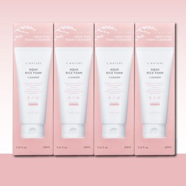 S-Nature Aqua Rice Mildly Acidic Cleansing Foam 160ml 4pcs / 에스네이처 아쿠아 라이스 약산성 클렌징폼 160ml 4개