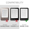 kwmobile Flip Case Compatible with Tolino Shine 2 HD Case