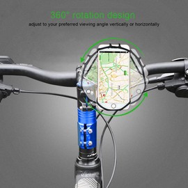Vsweet Bike Phone Mount for Motorcycle-Universal Silicone Bicycle Phone Holder,Handlebar Cradle Adjustable for Cycling GPS/Music, Fits for 11 Pro Max/XR/XS Max/8/7/ 6/6s Plus, Galaxy S9/S9 Plus