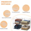 Stackable Closet Organizers and Storage - 4-Tier Stackable Storage Bins,