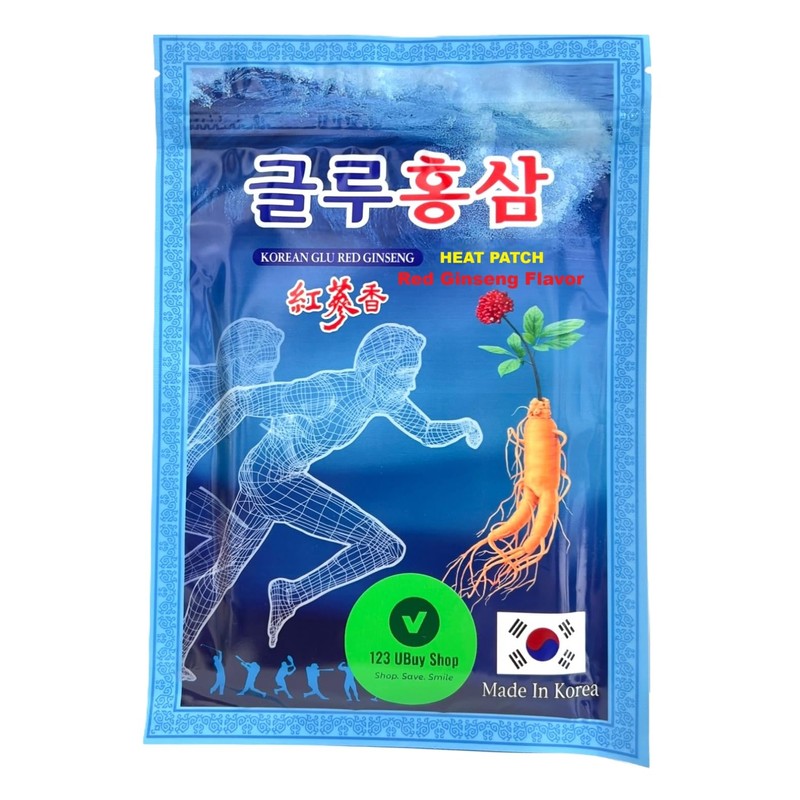 Korea Herbal Power Glu Red Ginseng Patch (Blue Version) -