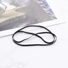 Create idea Pack of 2 Black Rubber Record Straps for