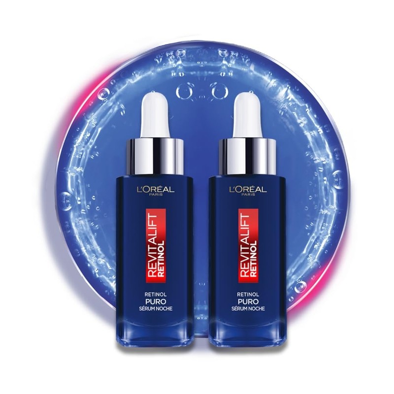 LOréal Paris Kit 2Pack Sérum de Noche Revitalift Retinol Puro,