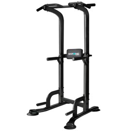 BARWING Power Tower Pull Up Bar Station for Home Gym Dip Station Adjustable Height Strength Training Workout Equipment 400LBS