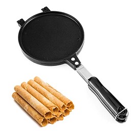 Dyna-Living Waffle Cone Maker Home Use Ice Cream Cone Maker 6.7'' Cast Iron Waffle Maker Non-stick Ice Cream Cone Waffle Bowl Maker for DIY Ice Cream Waffle Cone Desserts