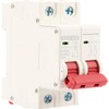 DC Circuit Breaker, DC Isolator Switch DZ47-63Z-2P 500V 20A for