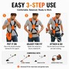 Double Shoulder Trimmer Harness for Yard Work – Adjustable Padded