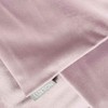 Luxton Set of 2 Velvet Square Cushion Covers Light Pink,