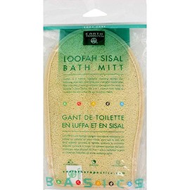 Earth Therapeutics Earth Elementals Bath Mitt, Loofah Sisal, 1 each (Pack of 6)