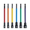 toolant Extra Long Nut Driver Bit Set, 6PCS SAE/Metric Magnetic
