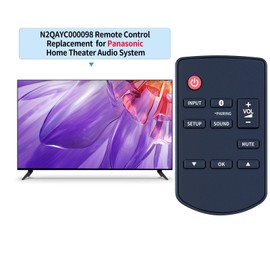 GOUYESHO N2QAYC000098 Replacement Remote Control for Panasonic Home Cinema Audio System, Compatible with SC-HTB580 SC-HTB680 SC-HTB880 SC-HTE180 SC-HTE80