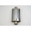 1320 ultra quiet resonator muffler stainless steel universal 2.5" inlet
