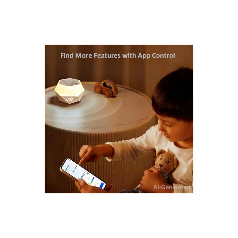 White Noise Machine for Sleeping, 32 Sounds 8 Light Baby