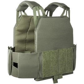 Tasmanian Tiger TT Plate Carrier LP MKII Lightweight, Flat Plate Carrier, Base Carrier with Removable Side Pockets, Olive L